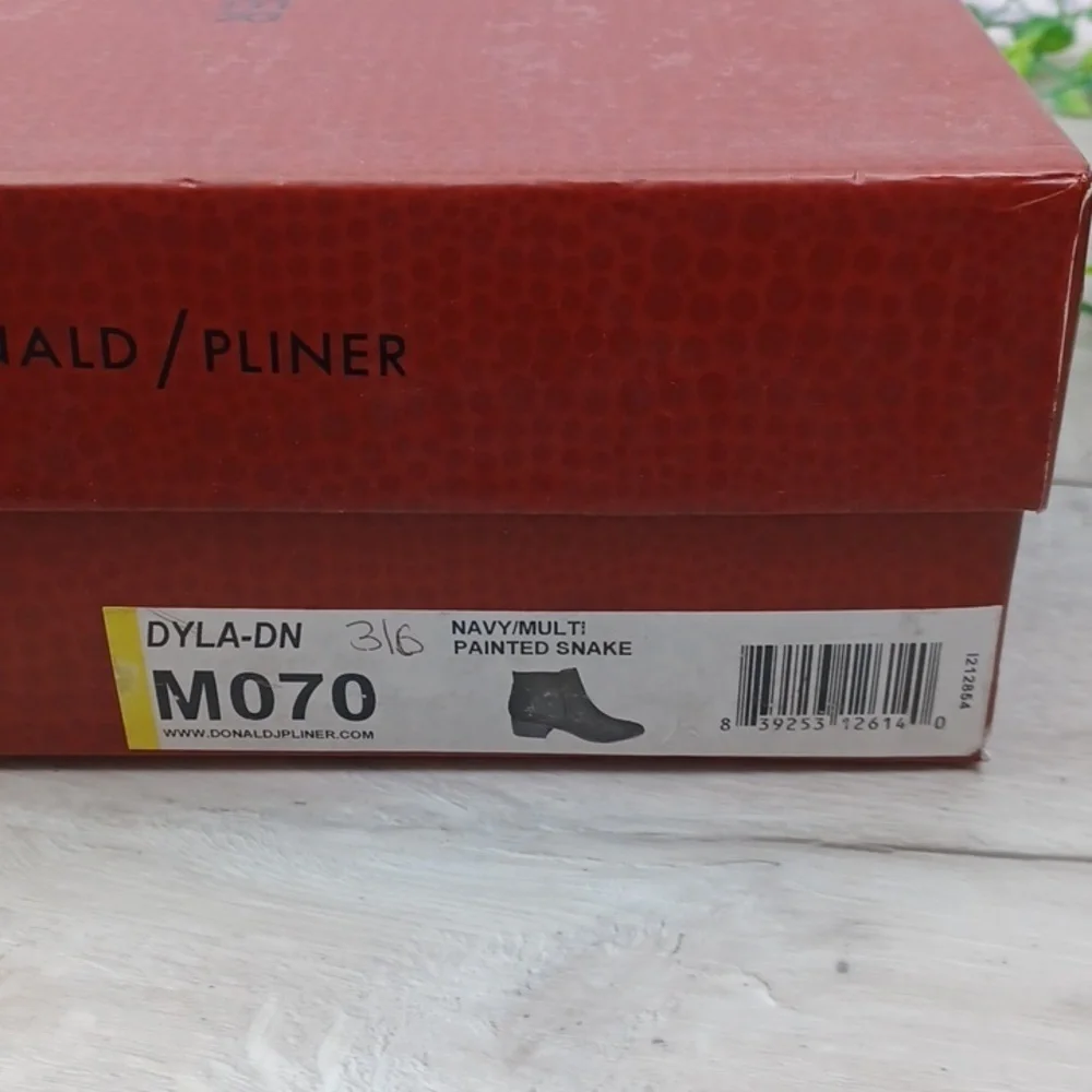 Donald J. Pliner Dyla Painted Snake Bootie NIB